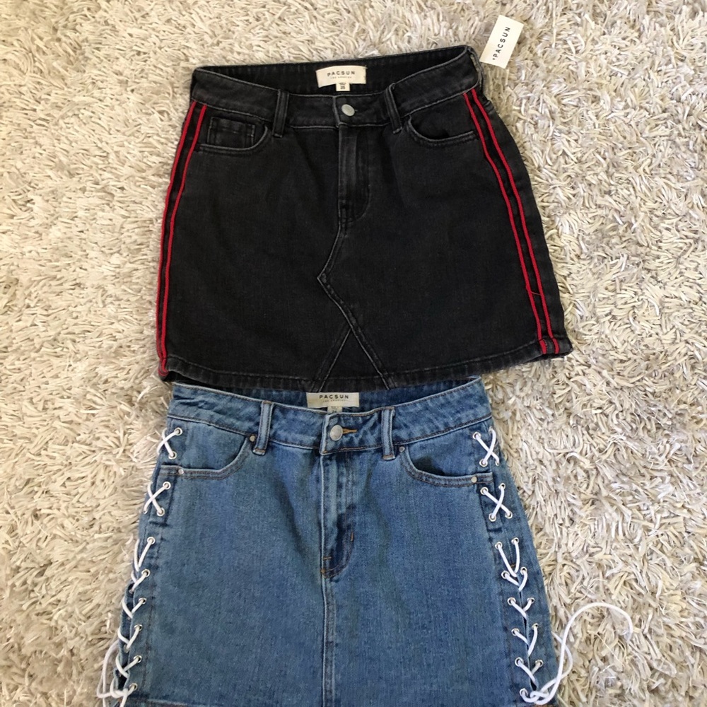 Pacsun Jean skirt bundle
